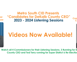 Metro South CID Listening Session Videos Now Available for Viewing!
